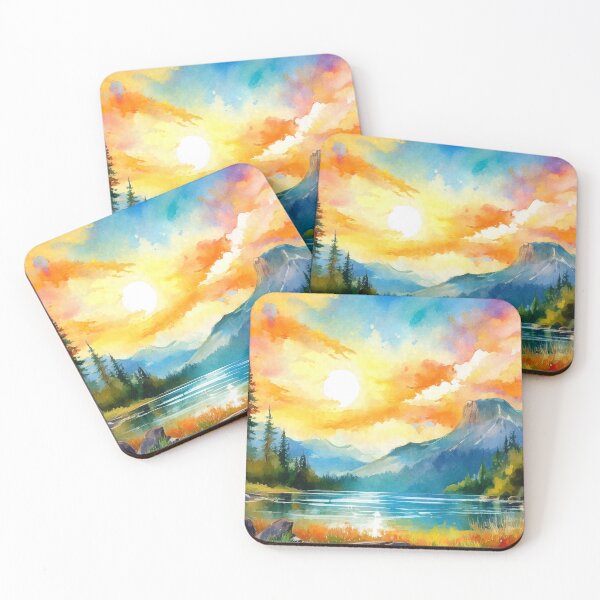 Item preview, Olympia National Park at Sunset designed and sold by MystAvalon.