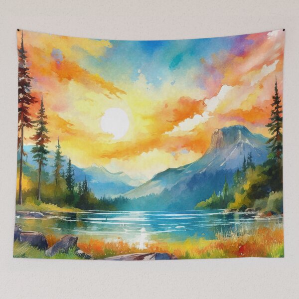 Item preview, Olympia National Park at Sunset designed and sold by MystAvalon.