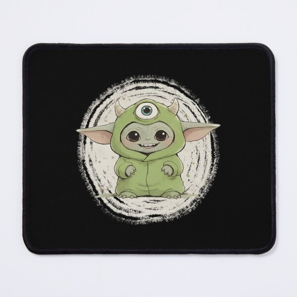 Item preview, BABY YODA DRESSED AS MIKE WAZOWSKI designed and sold by LIS AND MELIVERSO.