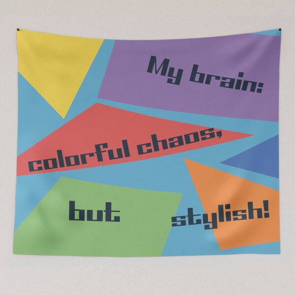 Item preview, My Brain: Colorful Chaos, But Stylish! designed and sold by Drawings Project.