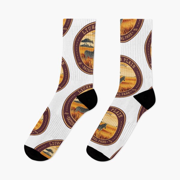 Item preview, Liuwa Plain National Park in Zambia, Vintage Travel Art Circle Emblem designed and sold by MaateoDesign.