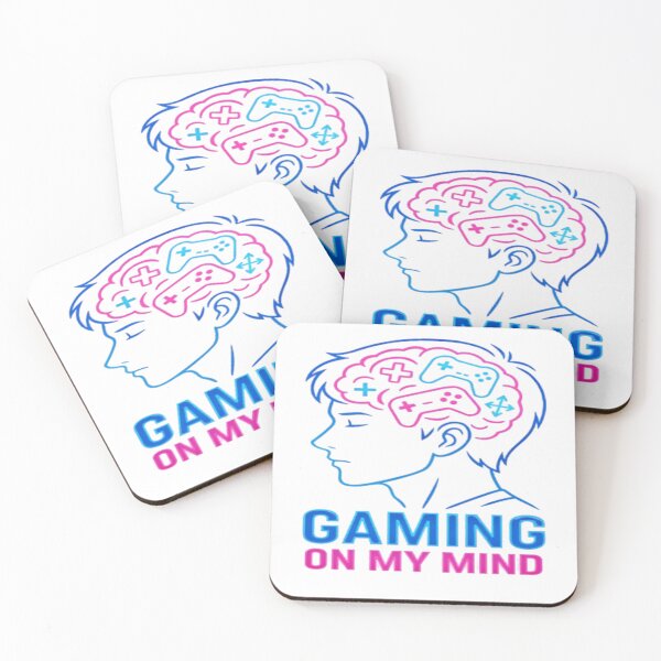 Item preview, Gaming On My Mind — Gamer Brain Design designed and sold by GlowAIDesigns.