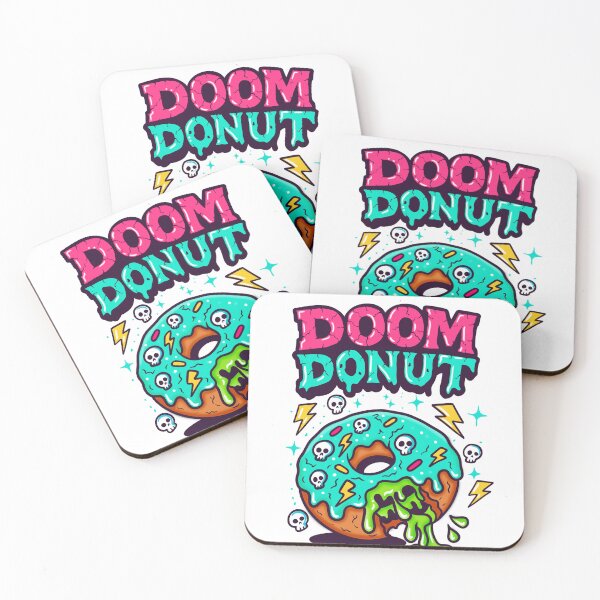 Item preview, Doom Donut – Creepy Cute Horror Food Art by Beautifully Blaze designed and sold by October Forever.
