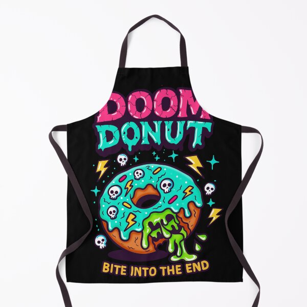Item preview, Doom Donut – Creepy Cute Horror Food Art by Beautifully Blaze designed and sold by October Forever.