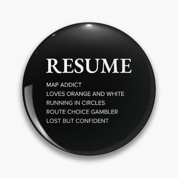 Item preview, Funny Orienteer Resume Style Sarcastic Orienteering designed and sold by StrideSuccess.