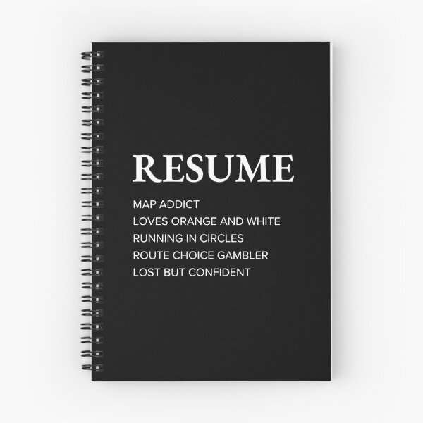 Item preview, Funny Orienteer Resume Style Sarcastic Orienteering designed and sold by StrideSuccess.