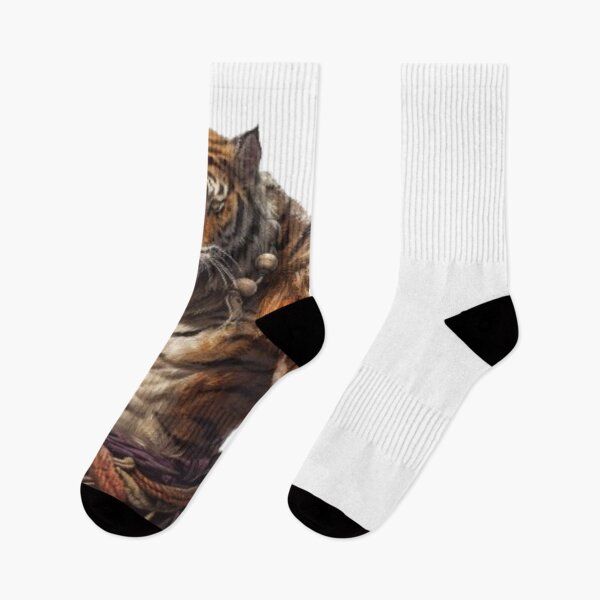 Item preview, Tiger Warrior – Spirit of the Eastern Jungle designed and sold by AlexLineArt.