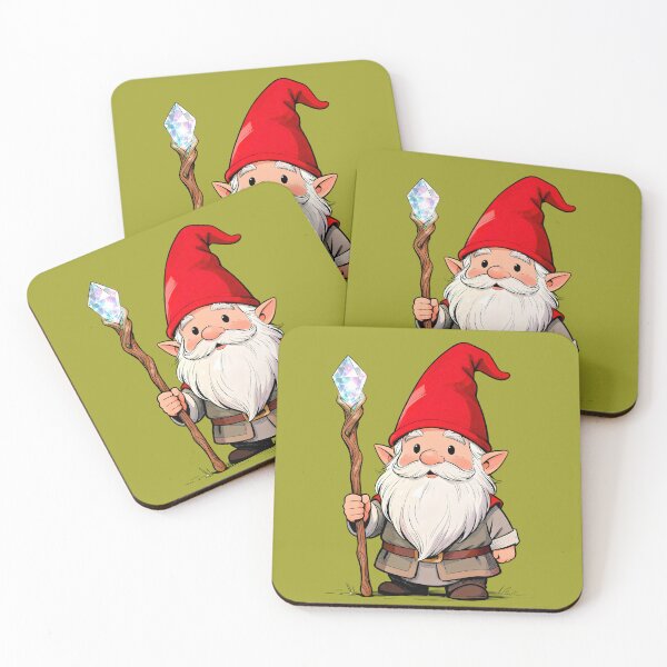 Item preview, A COMIC GNOME WIZARD OF THE ENCHANTED FOREST designed and sold by infinitearte.
