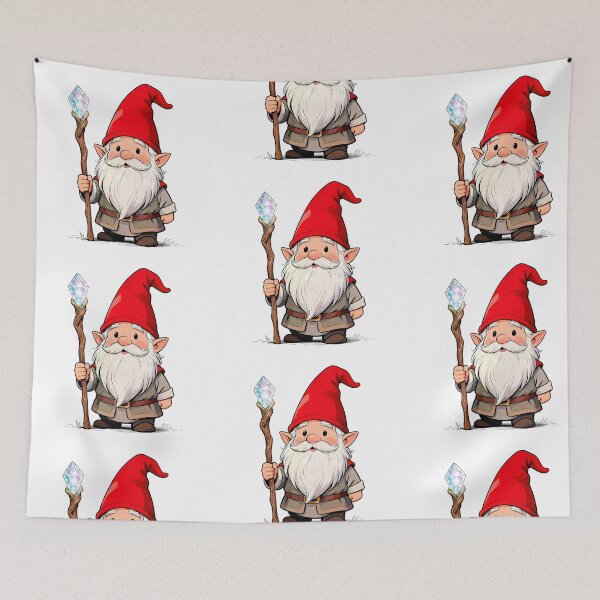 Item preview, A COMIC GNOME WIZARD OF THE ENCHANTED FOREST designed and sold by infinitearte.