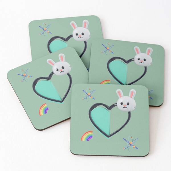 Item preview, Teddy Face under the Rainbow designed and sold by SolenyaStudio.