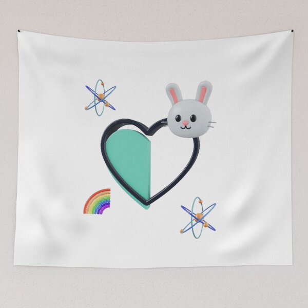 Item preview, Teddy Face under the Rainbow designed and sold by SolenyaStudio.