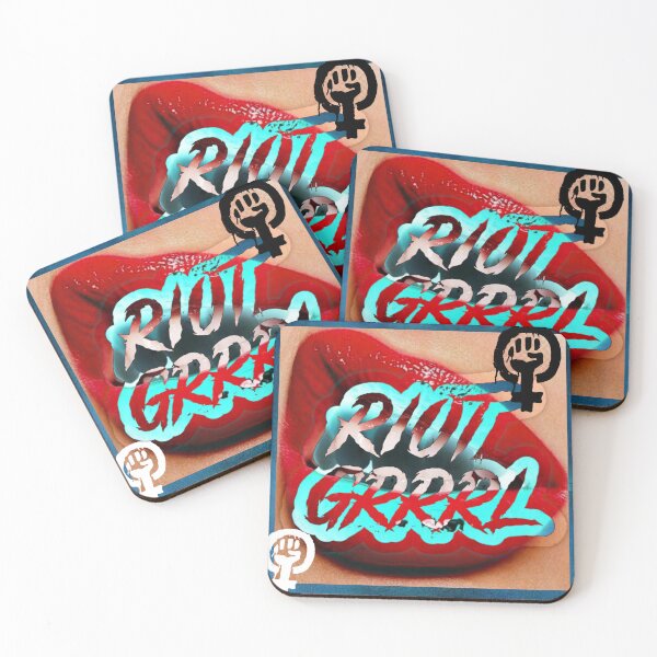 Item preview, Riot grrrl pout designed and sold by DThreeArt.