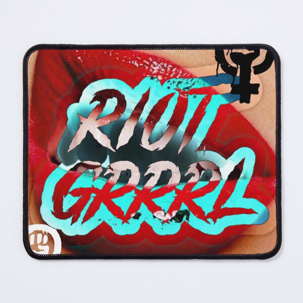 Item preview, Riot grrrl pout designed and sold by DThreeArt.