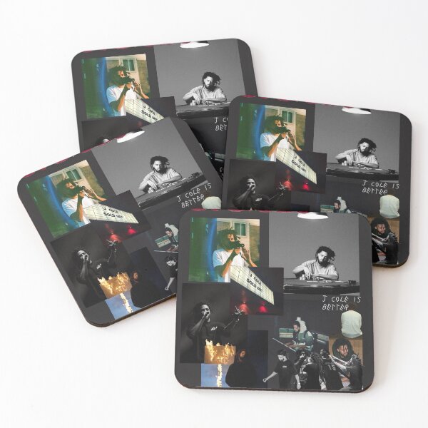 Item preview, J. Cole Aesthetic Collage, fan, Hip-Hop Streetwear Art designed and sold by Mikosaki.