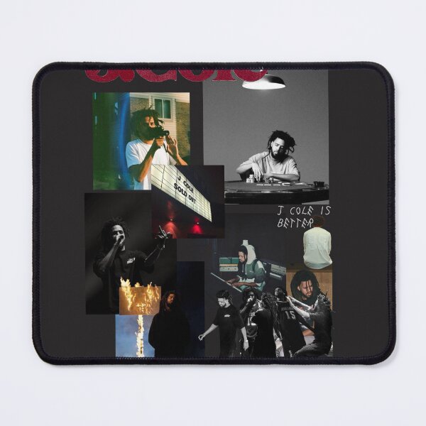 Item preview, J. Cole Aesthetic Collage, fan, Hip-Hop Streetwear Art designed and sold by Mikosaki.
