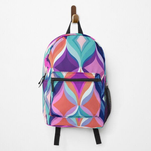Item preview, Retro Diamond Wave Pattern designed and sold by weirdfishes123.