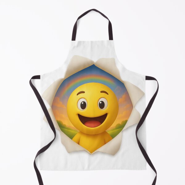 Item preview, Cute Emoji Breaking Through T-Shirt Design – Funny 3D Transparent Artwork designed and sold by LatestDesign95.