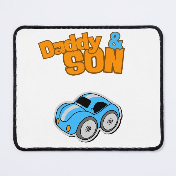 Item preview, Daddy & Son - Cute Cartoon Car Design for Father and Son Moments designed and sold by ookiArt.