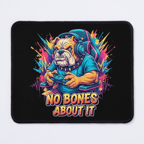 Item preview, Gamer Bulldog Funny Gaming Pun Dog Art designed and sold by SholoStudio.