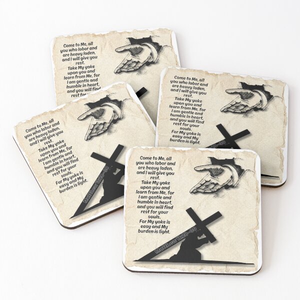 Item preview, Come to Me | Matthew 11:28–30 Christian Scripture Art designed and sold by Zakai Digital Studio.