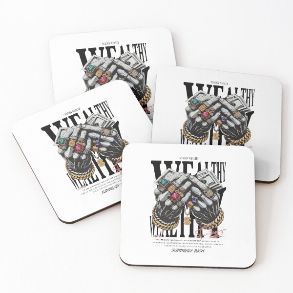 Item preview, Suddenly Rich Streetwear Graphic — Wealthy Luxury Hands with Money designed and sold by HBDStudio.
