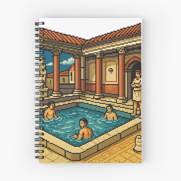 Item preview, Roman baths retro style 90's designed and sold by WirelessChimp.