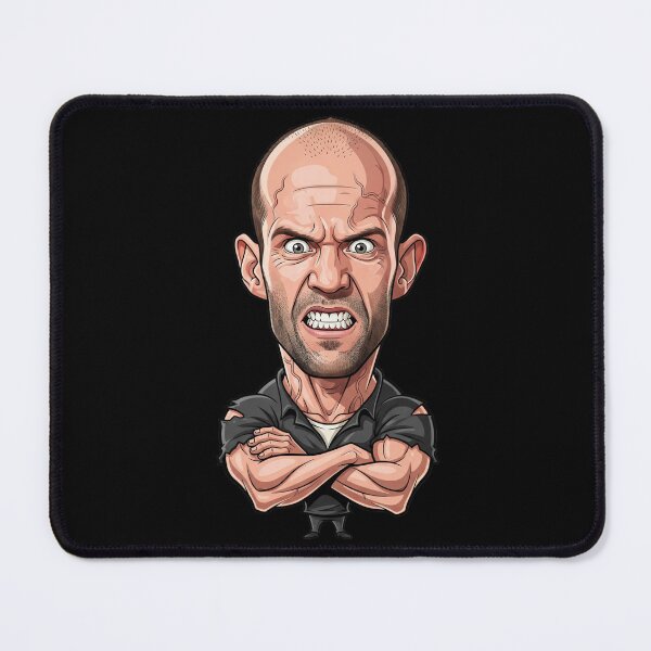 Item preview, Cartoon of Jason Statham designed and sold by Sopilka.