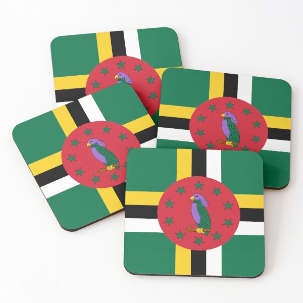 Item preview, Dominica Flag designed and sold by ckckulture.