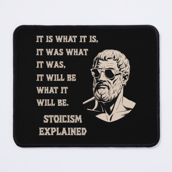 Item preview, Stoicism Explained – Zenon in Sunglasses Says: It Is What It Is designed and sold by ChibiNekoSpace.