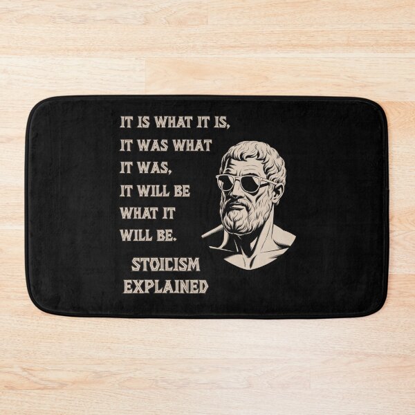Item preview, Stoicism Explained – Zenon in Sunglasses Says: It Is What It Is designed and sold by ChibiNekoSpace.