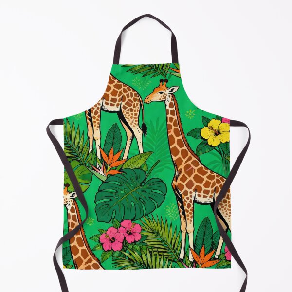 Item preview, CARTOON FOREST GIRAFFE PATTERN designed and sold by infinitearte.