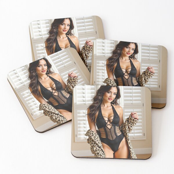 Item preview, Sexy Woman in Black Lingerie and Animal Print designed and sold by 49fan4Life.
