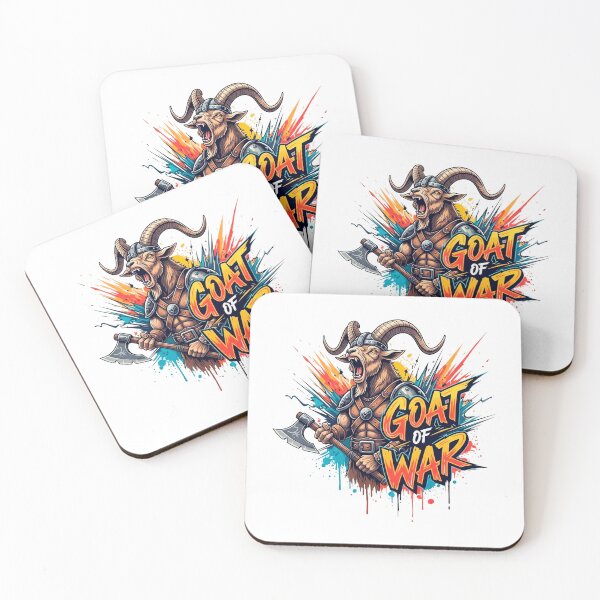 Item preview, Goat of War Funny Viking God of War Parody designed and sold by SholoStudio.