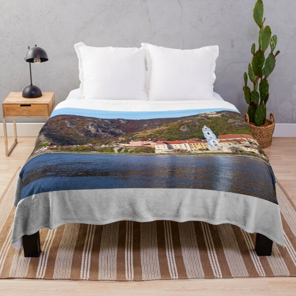 Item preview, Durnstein town in Wachau valley in autumn, landscape, Austria designed and sold by goceris.