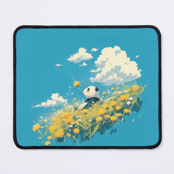 Item preview, Panda dreaming of dandelions designed and sold by WoollenLlama.
