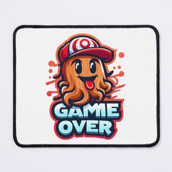 Item preview, Cool Cartoon Game Over Octopus Design. designed and sold by The-T-In-Retro.