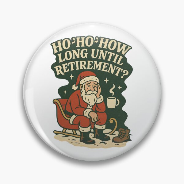 Item preview, Funny Christmas T-Shirt – “Ho-ho-how long until retirement?” | Retirement Ready Edition designed and sold by SVALANART.