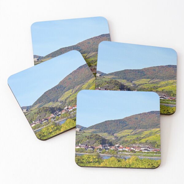 Item preview, Castle Hinterhaus and Spitz an der Donau,Wachau valley landscape, Austria  designed and sold by goceris.