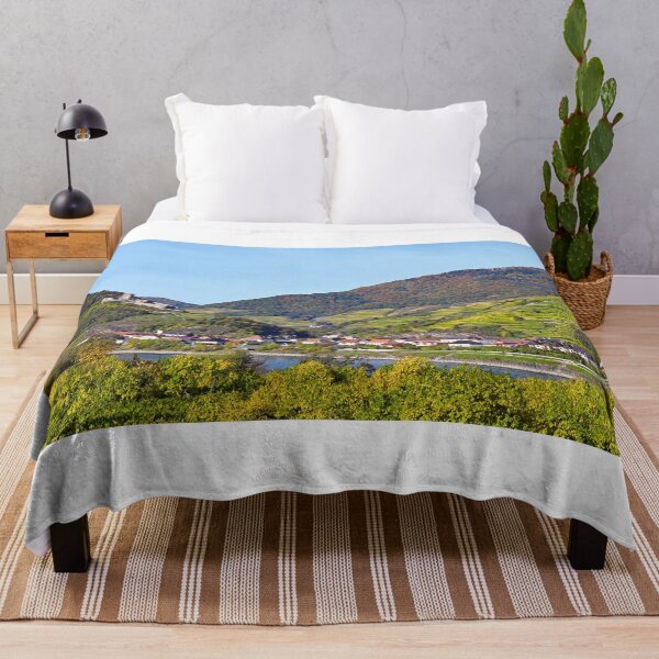 Item preview, Castle Hinterhaus and Spitz an der Donau,Wachau valley landscape, Austria designed and sold by goceris.