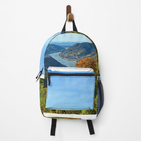 Item preview, Burg Aggstein, landscape with castle ruin and Danube River in Wachau valley,autumn season, Austria designed and sold by goceris.