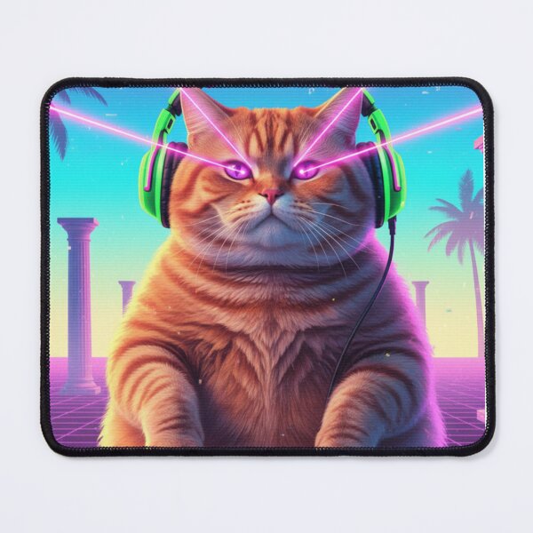 Artikelvorschau, „Laser Beats & Meow Mix“ entworfen und verkauft von AG Clothing Shop.