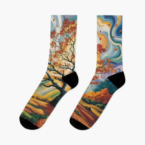 Item preview, Big tree,Van Gogh style oil paint. designed and sold by elegantpaterns.