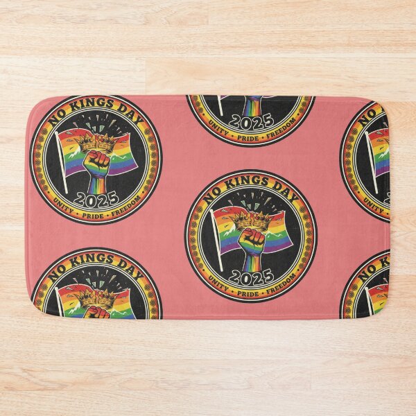 Item preview, No Kings Day 2025 Rainbow designed and sold by MattBStickers.