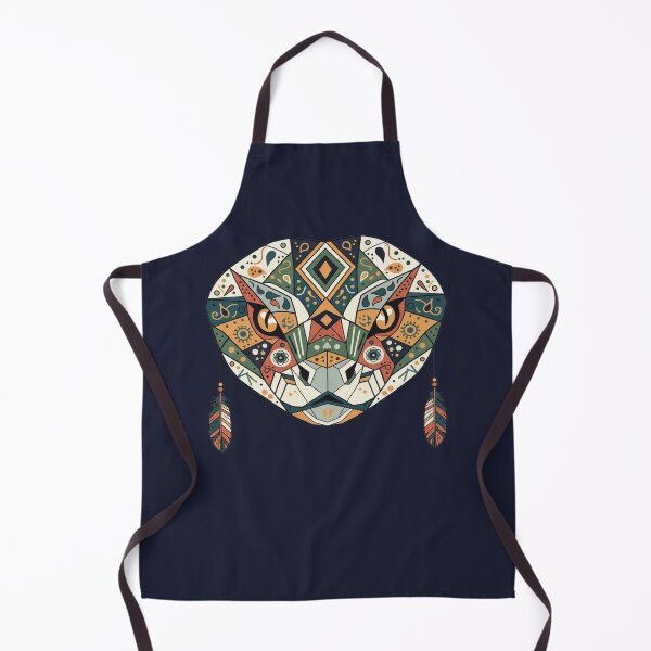 Item preview, Geometric indian boho snake head designed and sold by WildArtIT.