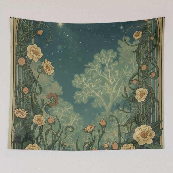 Item preview, The Garden Beneath the Moon designed and sold by AbstractAnom.