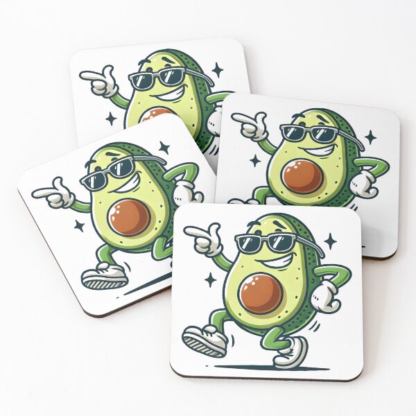 Item preview, Cool Dancing Avocado with Sunglasses. designed and sold by The-T-In-Retro.