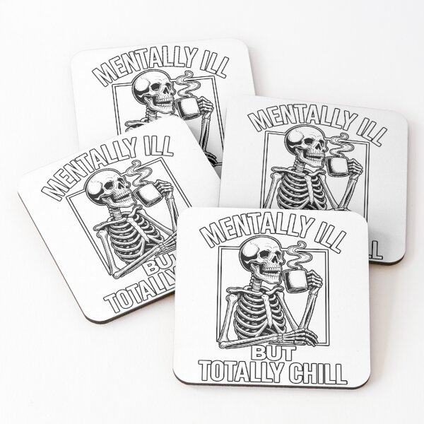 Item preview, Chill Skeleton Coffee Vibes designed and sold by DariusZD.