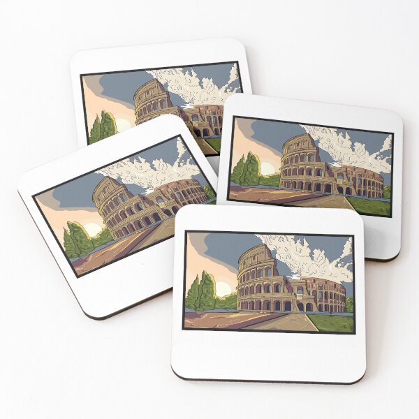 Item preview, The Colosseum - Landmark Postcards designed and sold by PrometheanSpark.