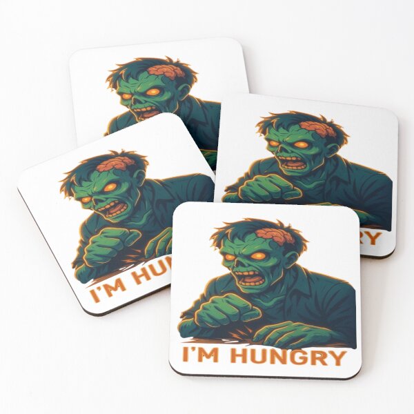 Item preview, I’m Hungry — Funny Zombie Gamer Design designed and sold by GlowAIDesigns.