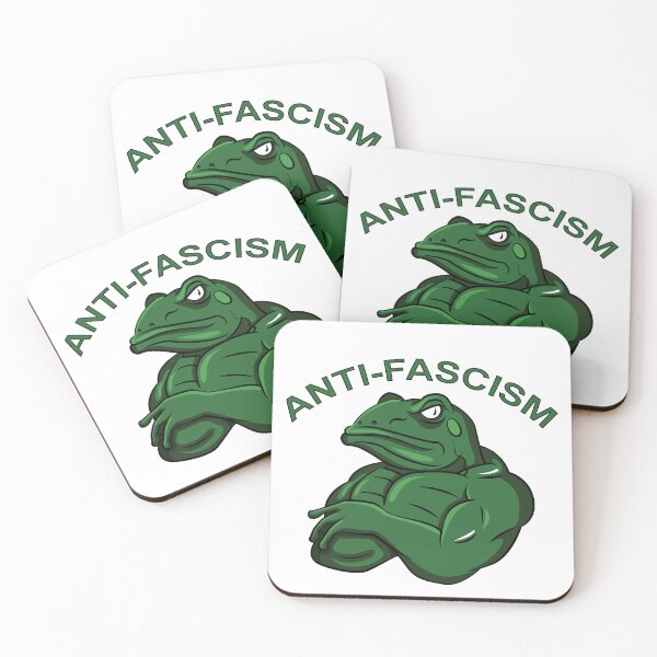Artikelvorschau, Antifaschistischer Froschaufkleber entworfen und verkauft von lolyoushop.